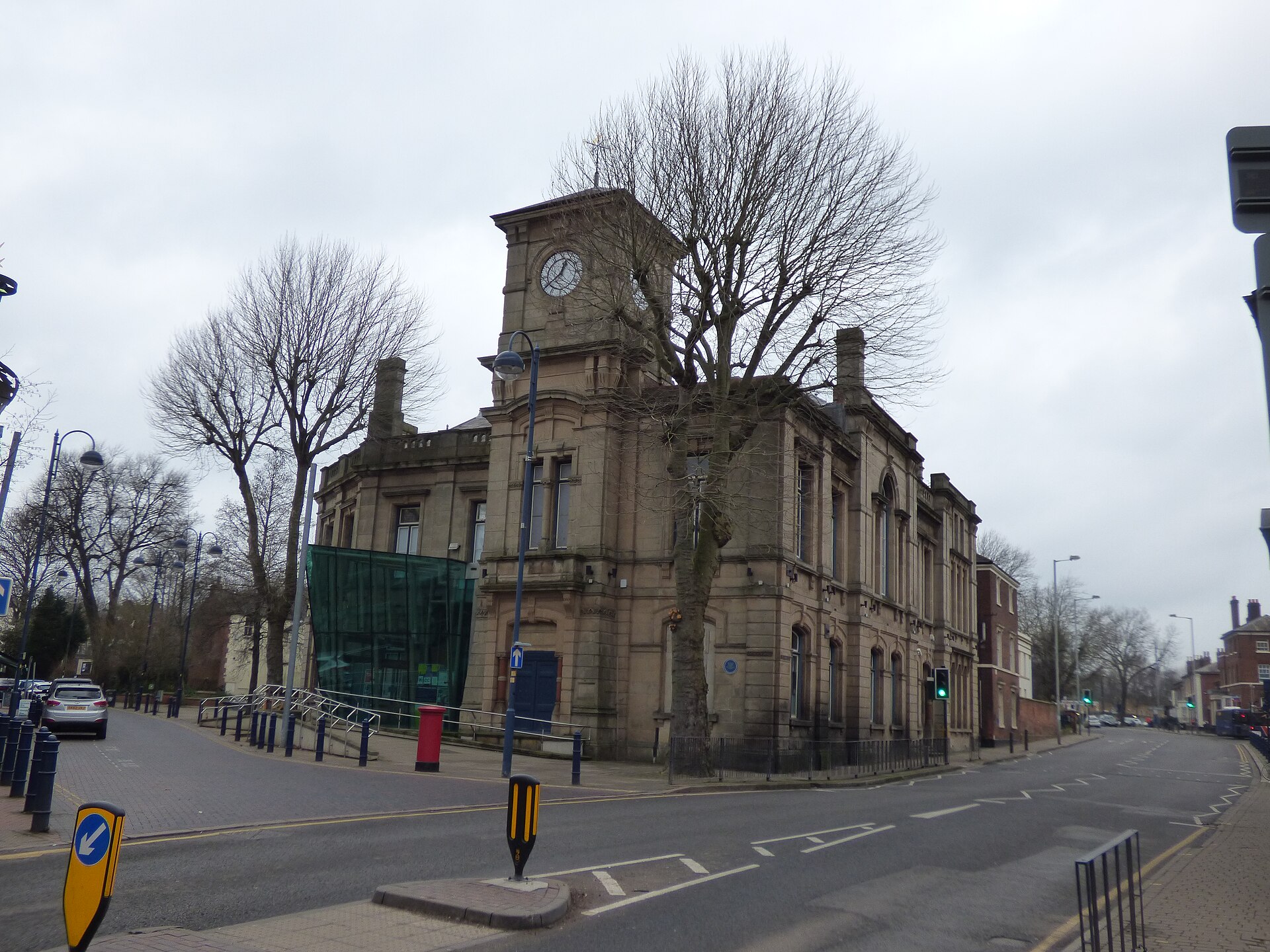 A historic town hall building serves as a venue for events.